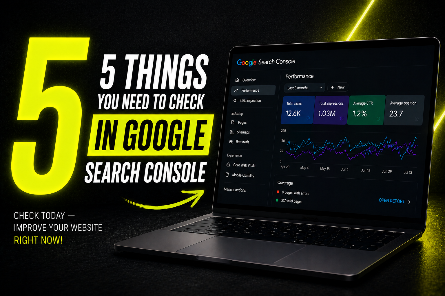 Google Search Console: 5 things to check every week