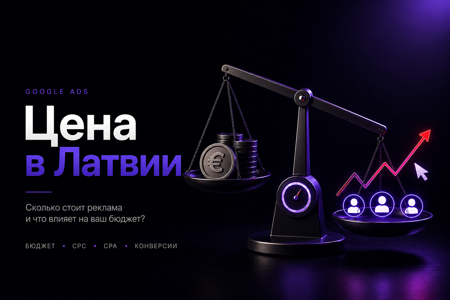 Цена Google Ads в Латвии: что влияет на бюджет и стоимость клика